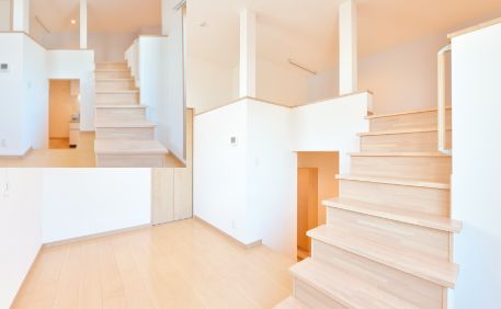 生活にリズムを与える段差のある室内設計