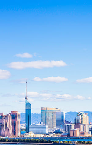 福岡の街並みのイメージ写真