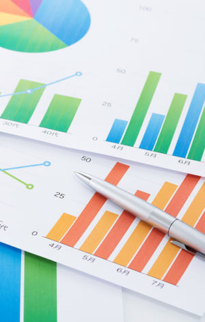 グラフのイメージ写真